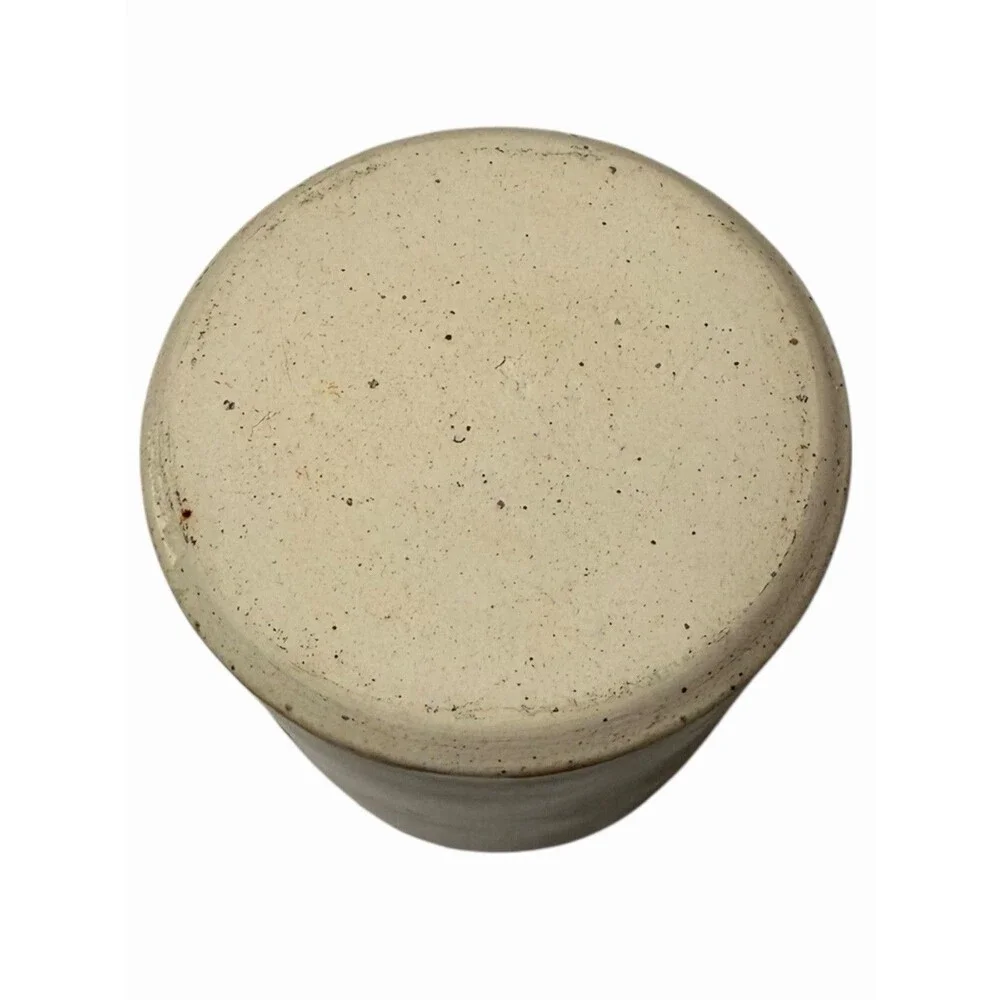Stoneware Cork Lid Jar 20-20 Hindsight Brophy Pottery Humor Storage Jar Vintage